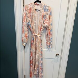 Mason Grey Skyler Banded Long Robe
